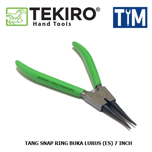 TEKIRO Tang Snap Ring Buka Lurus (ES) 7 INCH / External Straight 7&quot;