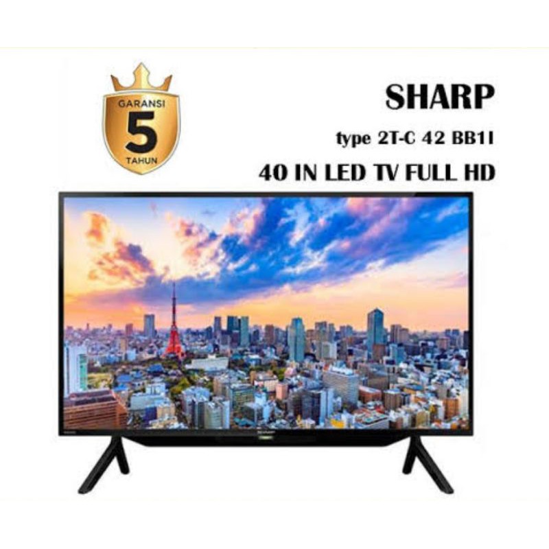 Promo LED TV 42 Inch - Sharp LED TV 42 Inch - 2TC42BB1i - LED TV Full HD USB Movie Garansi 5 Tahun