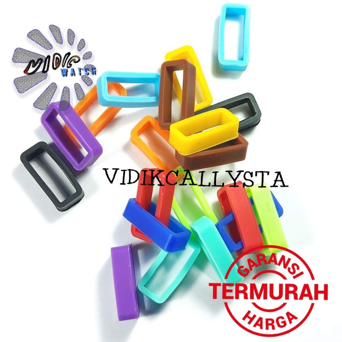 Ring Loop Ikatan Tali Karet Jam Tangan Rubber 18mm Warna 18 mm Lentur