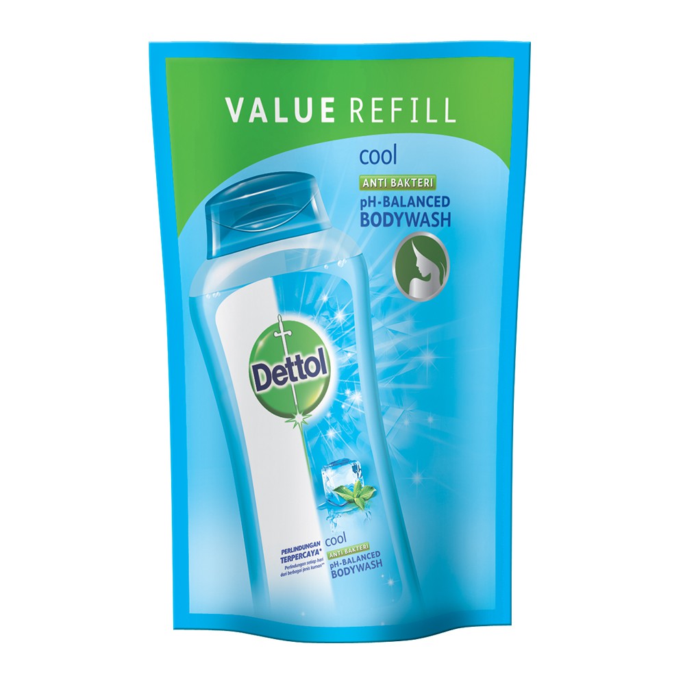 Dettol Sabun Mandi Cair Cool - Paket Hemat Keluarga