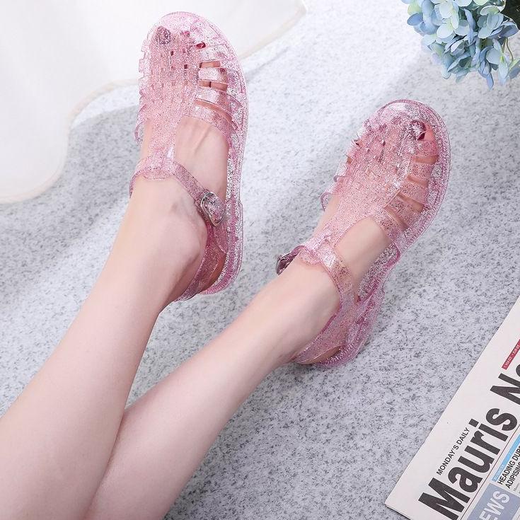 Harga Bersahabat.. meisha jelly transparant gliter/meisha jelly shoes dewasa/sandal jelly wanita/san