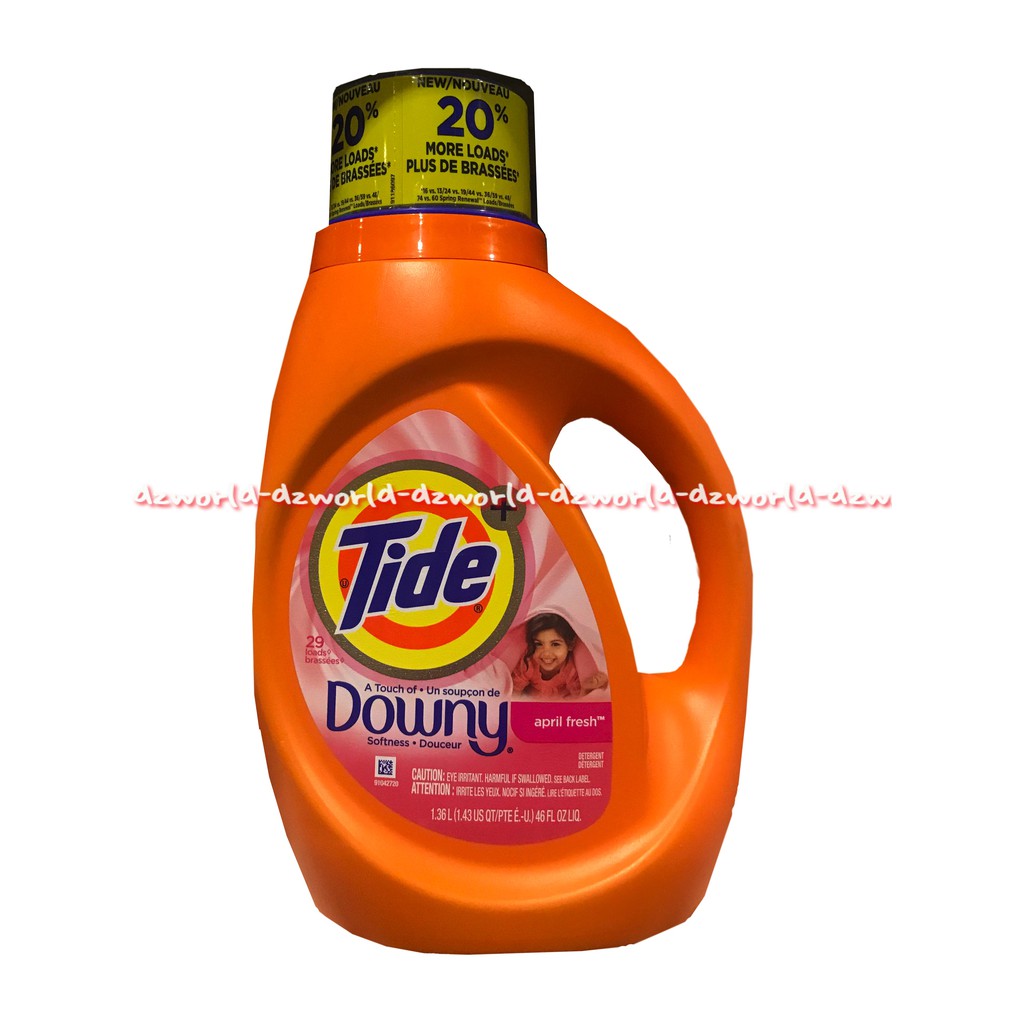 Tide Sport 1,09L Downy Tide Plus A Touch of Downy April Fresh Laundry Detergent Detergent Cair