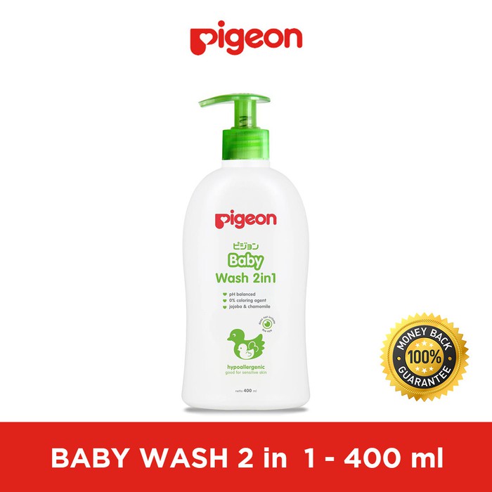 Pigeon Baby Wash Chamomile 400ml Pump