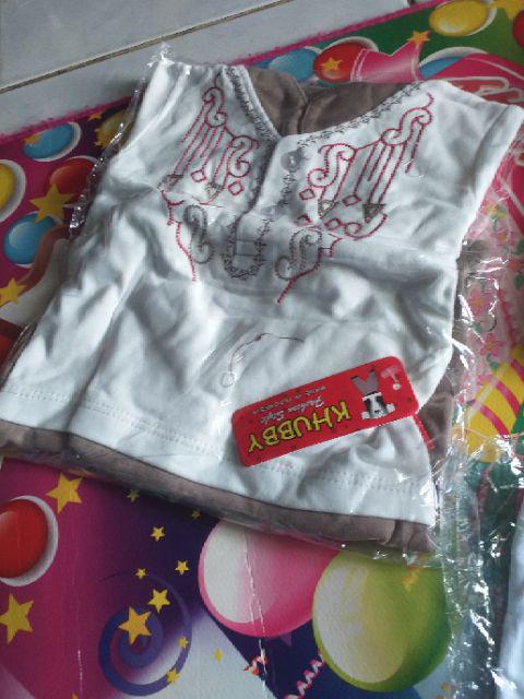 Jumper Muslim Jumpsuit Bayi  Motif Batik Lingkar