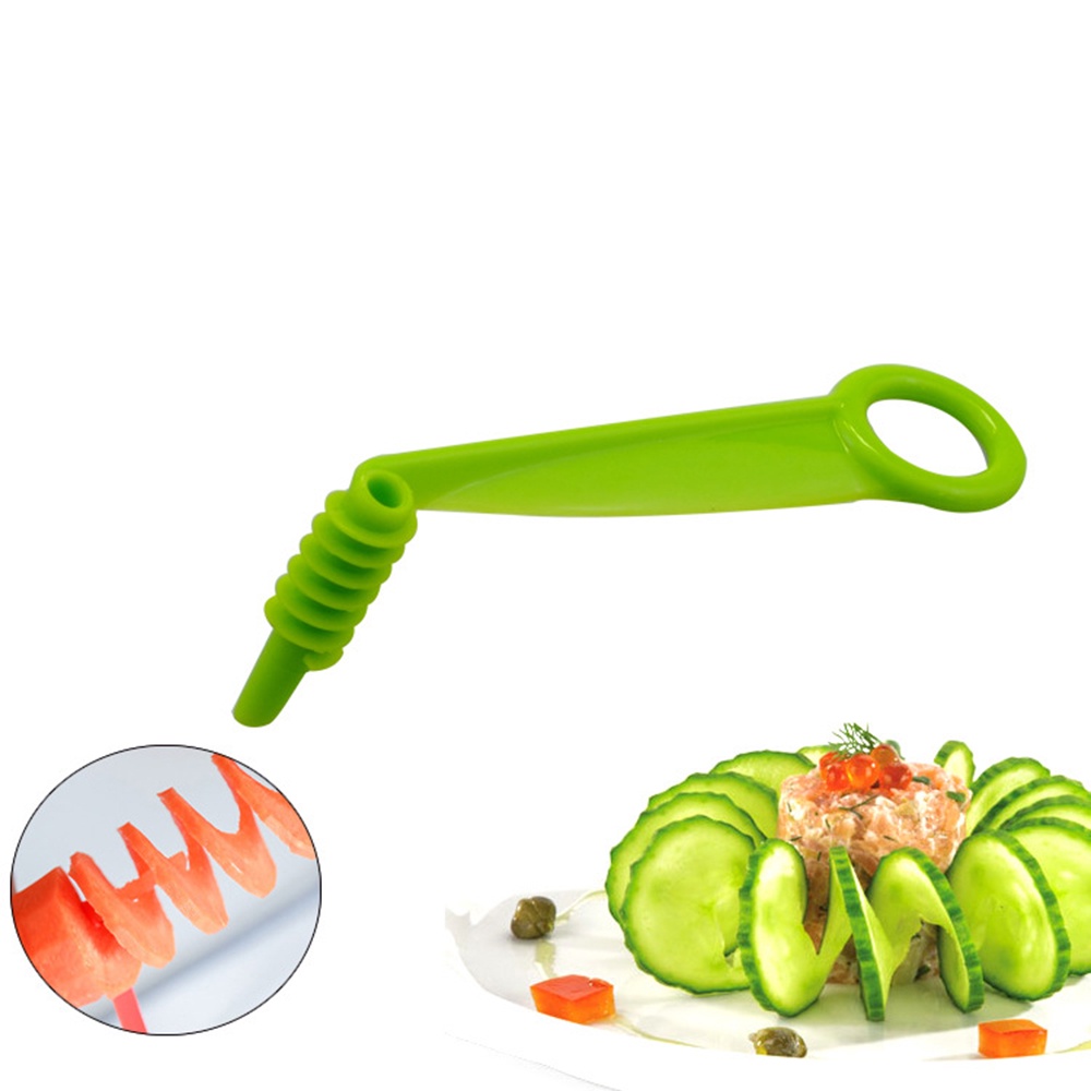 1pc Alat Pengiris Kentang / Timun / Keripik Spiral Multifungsi