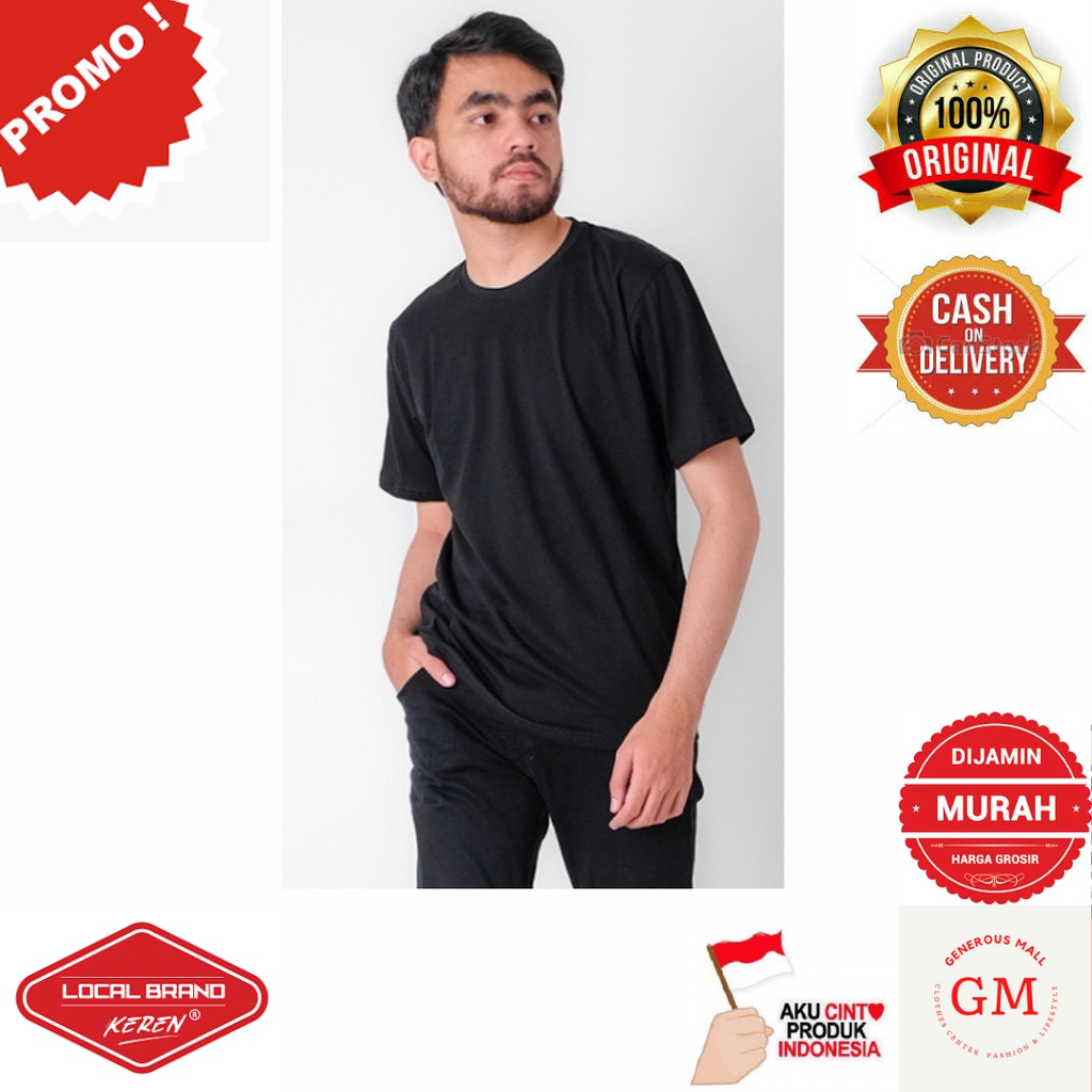 Kaos Polos Pria Mavvis VS 311 Brand Lokal Original Murah