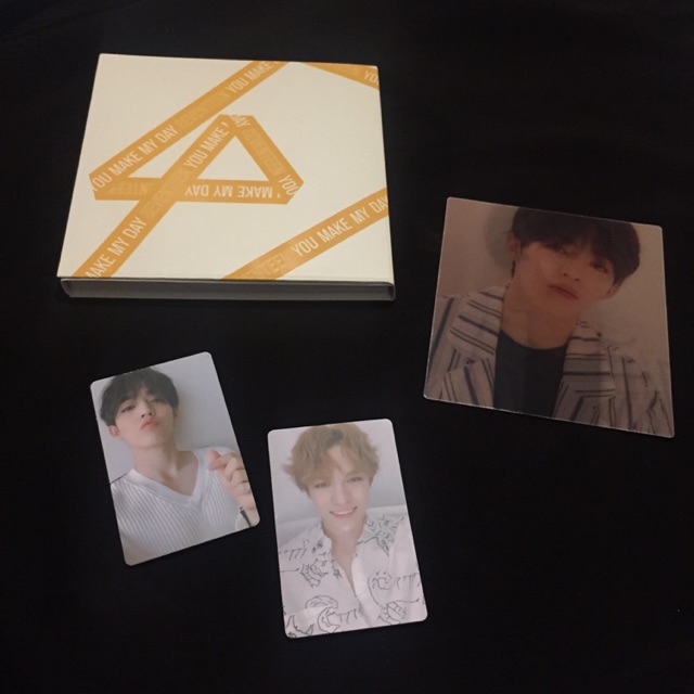 SEVENTEEN YOU MAKE MY DAY ‘MEET VERSION’ (unsealed) SCOUPS LENTI, SCOUPS PC, VERNON PC