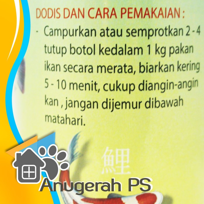 TERNAK-HEWAN-PERAWATAN- AMINO PRO LIQUID VITAMIN IKAN DENGAN ASAM AMINO 1 LITER -PERAWATAN-HEWAN-