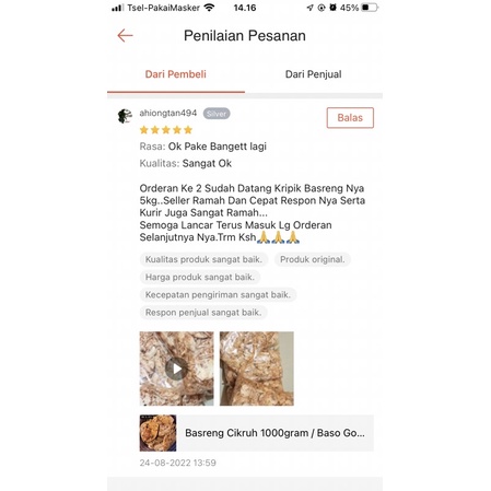 Basreng Cikruh 500gram / Baso Goreng / Basreng Bulet / Renyah Gurih By RCL.ID-5
