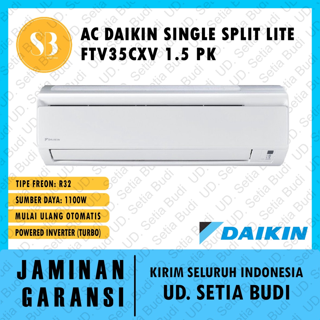 AC Daikin Single Split LITE FTV35CXV 1,5 PK 1.5