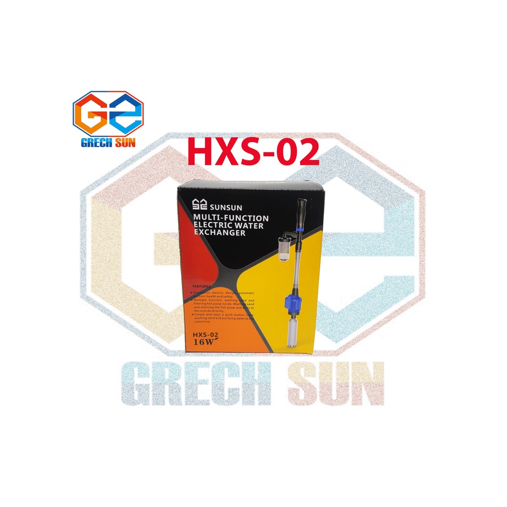 ORIGINAL SUNSUN HXS-02 PEMBERSIH KOTORAN AQUARIUM DAYA HISAP KUAT