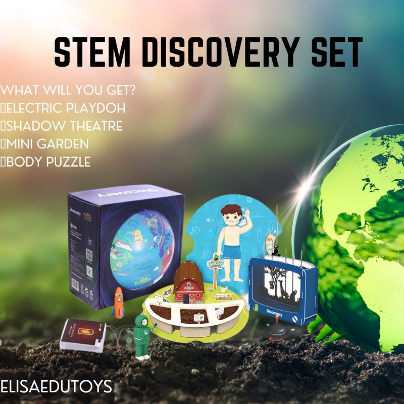 mainan peraga lab sains discovery set stem science