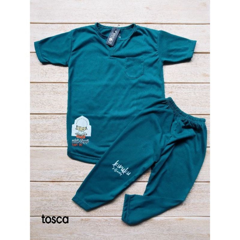 Baju Koko Anak 0-6 Tahun, Baju Muslim Anak Laki Laki TERMURAH GROSIR Set Koko Branded