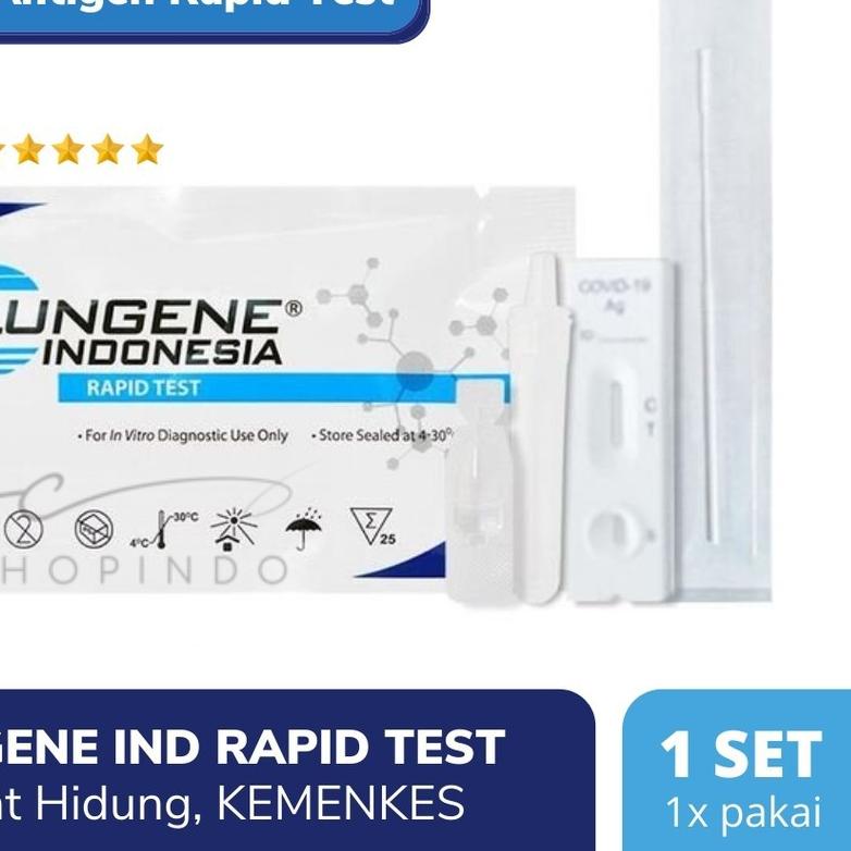 ◊ Clungene Antigen Biru | Swab Rapid Test | Satuan ❆