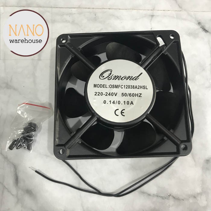 Kipas Pendingin AC 220V / Cooling Fan AC 12 x 12 cm