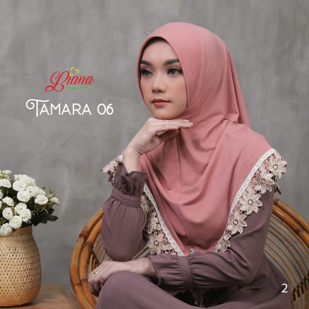 Jilbab Instan Bergo Tamara 05 06 07 Ori Liana Hijab BY QOID-DUSTY