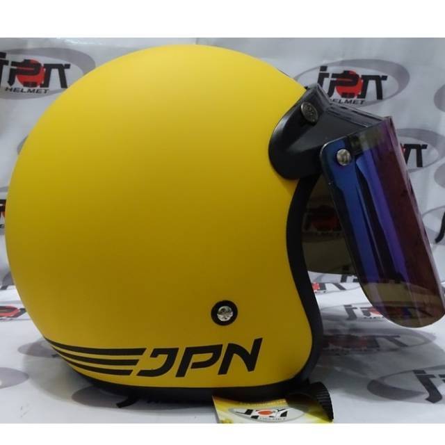 Helm Bogo Jpn Original Warna Kuning Doff Shopee Indonesia