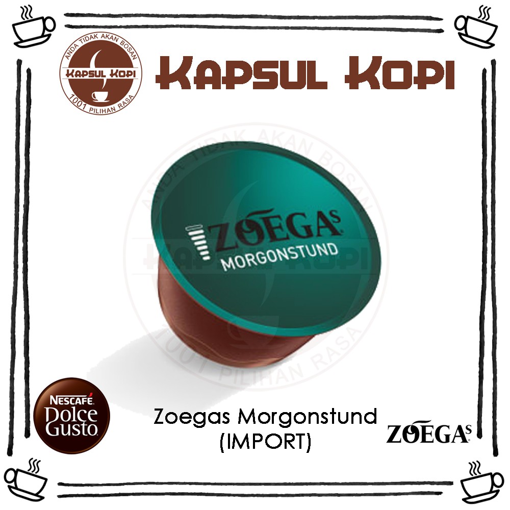 

Ecer Zoegas Morgonstund KapsulKopi Nescafe Dolce Gusto Impor Coffee