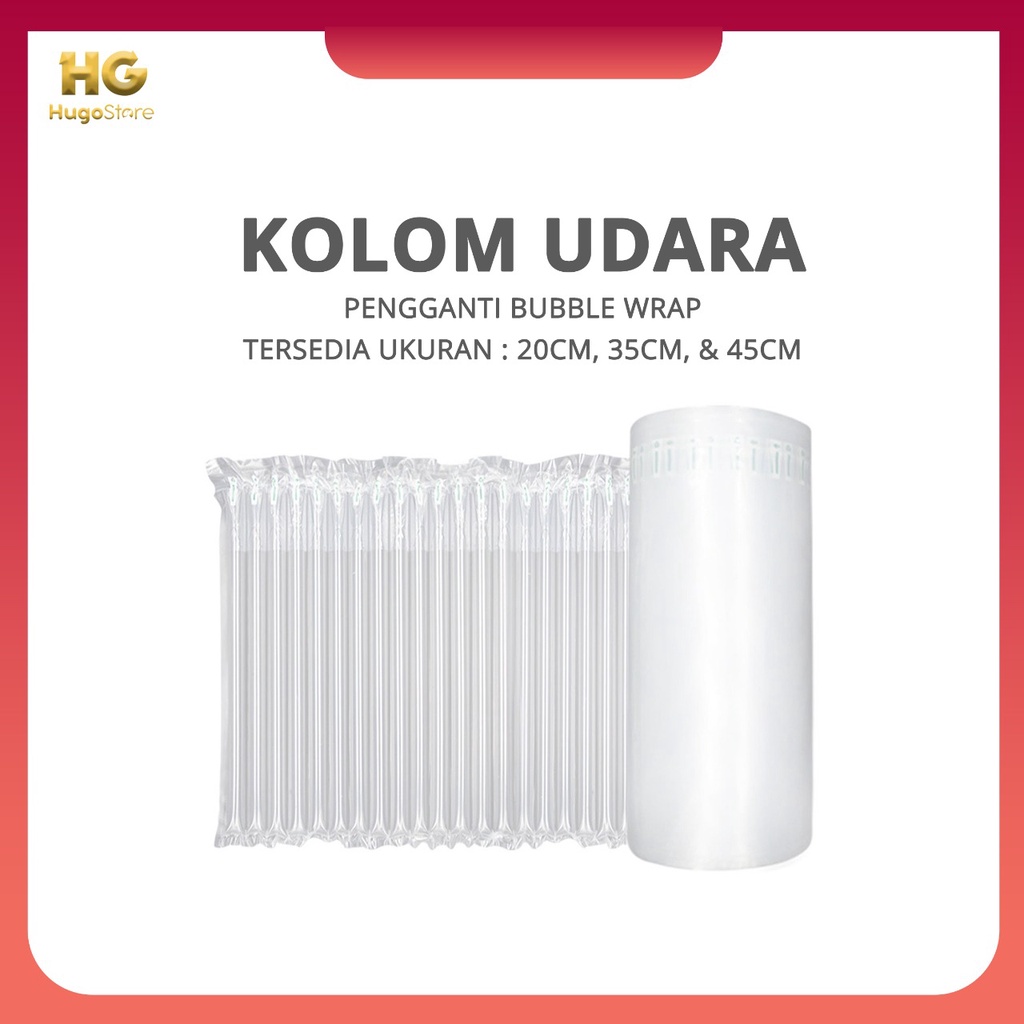 

bubble film packaging/Kantong kolom udara TEBAL pengganti BUBBLE WRAP