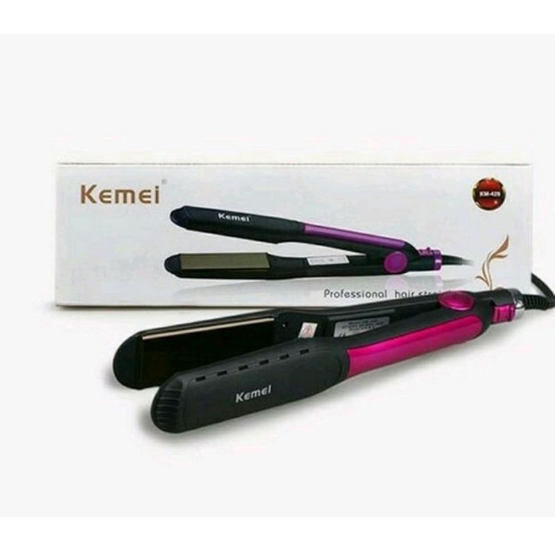 Alat Catokan Rambut Lurus Kemei 428 Hair Straightener Murah