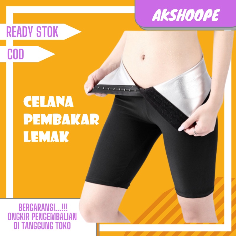 Celana Wanita Pelangsing Pembakar Lemak Pants Cincher Selutut