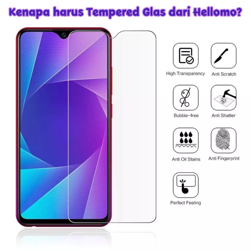 Tempered Glass Vivo Anti Gores Layar HP VIVO Screen Protector VIVO Pelindung Layar Vivo