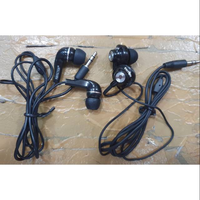 Handsfree headset earphone non mic packing plastik triton dan perfection