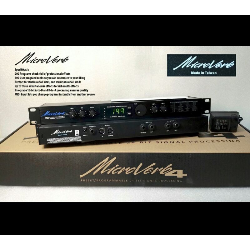 Effect Vocal Microverb 4 Made In Taiwan Kuping Besi