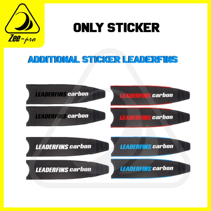 Additional Sticker Leaderfins Carbon Blade Long Fins Tambahan Sticker