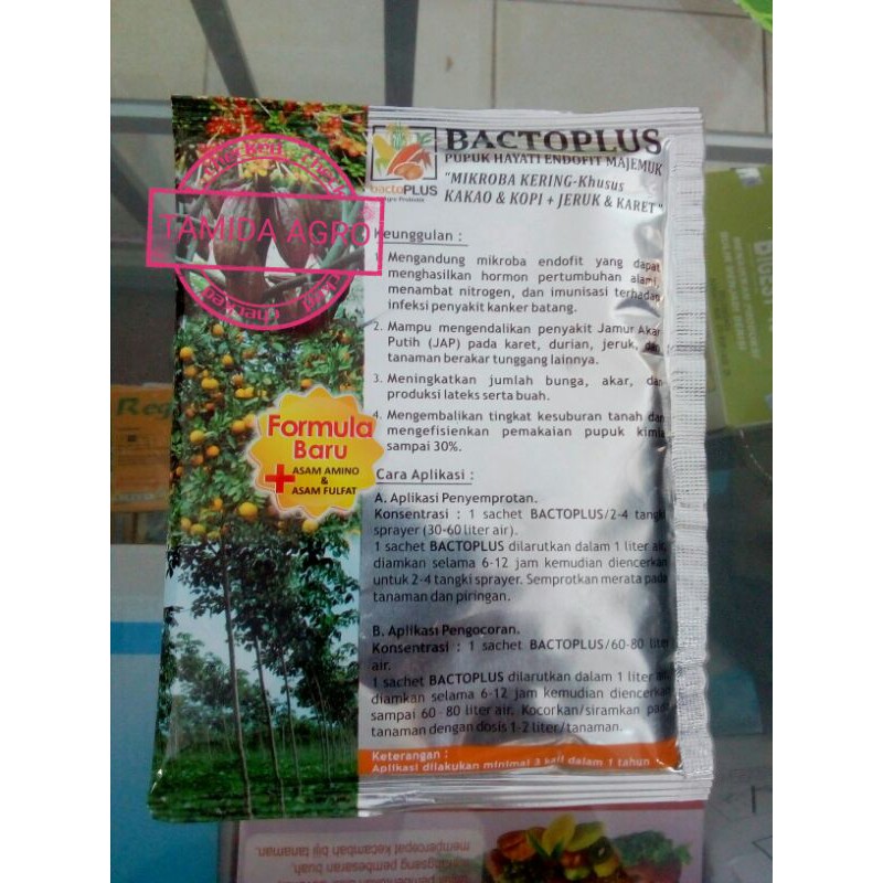 BACTOPLUS Pupuk Hayati Endofit Majemuk Plus Asam Amino Asam Fulfat
