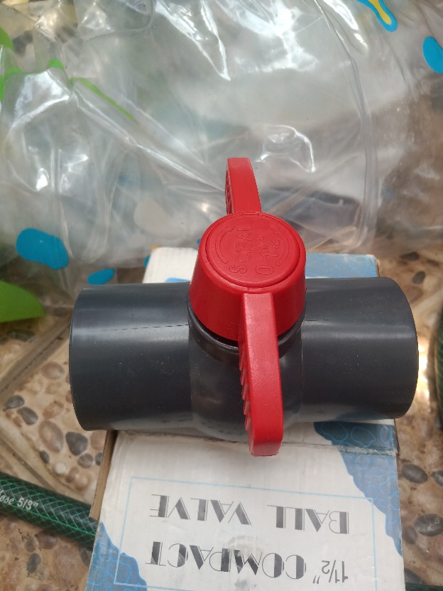 Stop Keran | Ball Valve Air Plastik | Pvc Cisal 1 1/2”