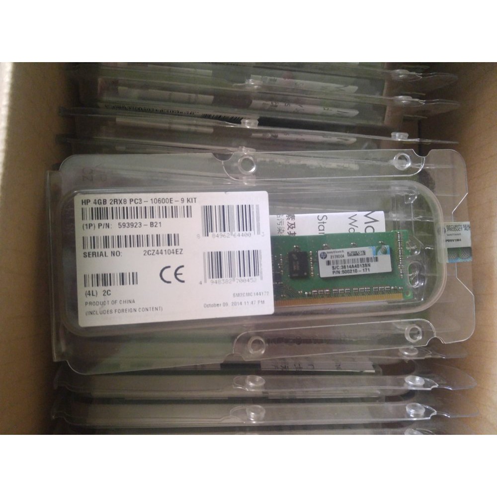 Silakan Order Memory HP original 4GB PC3-10600E UDIMM unbuffered new box e disigrosir