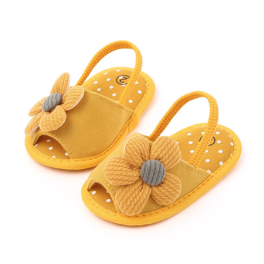 babyfit prewalker anak sandal KNITTY FLOWER sandal anak bayi dengan tali belakang karet mb-0717r