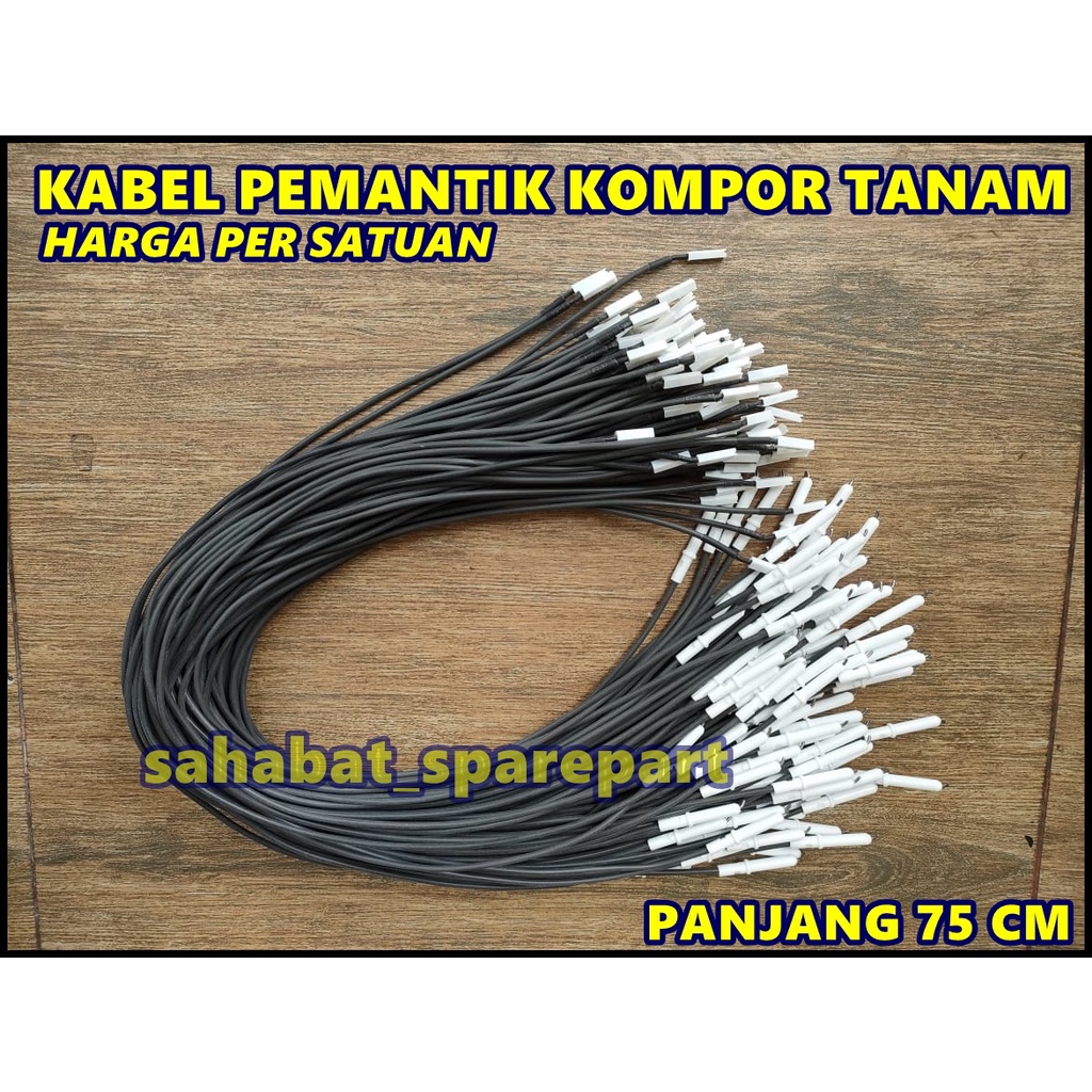 KABEL PEMANTIK KOMPOR TANAM LISTRIK DENGAN JARUM PANJANG 75 CM
