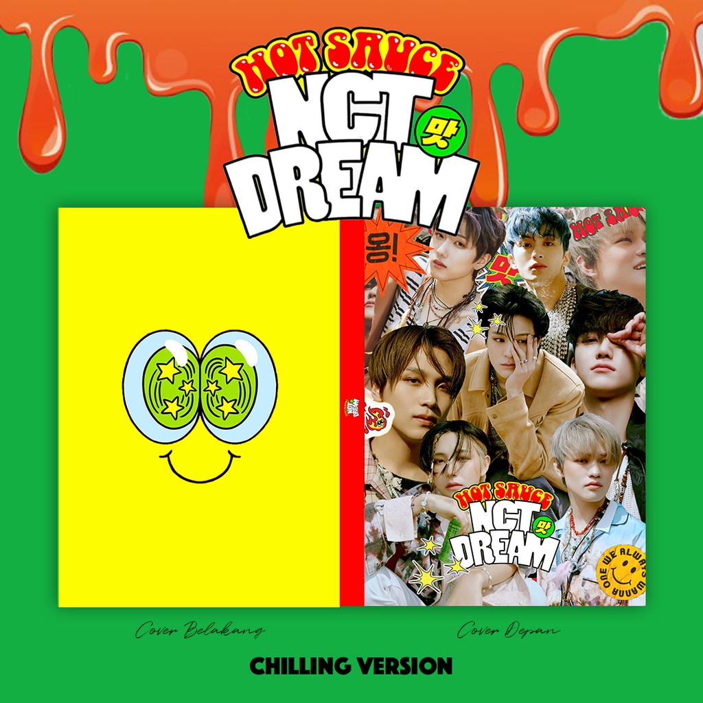 

NCT Dream Hot Sauce Notebook Chilling Ver (HARD COVER)