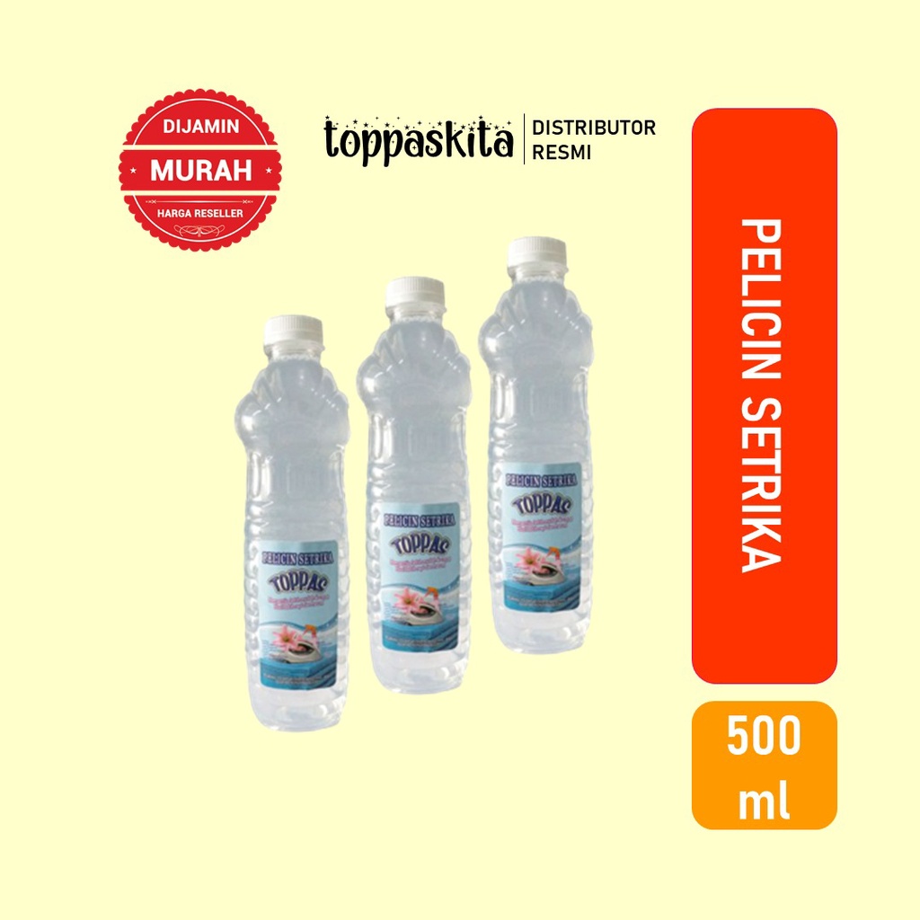 Toppas Sabun Cuci Piring / Cuci Tangan / Pembersih Lantai / Karbol / Softener / Multipurpose Cleaner / Pelicin Setrika  / Deterjen Cair 500ml (Gojek/Grab)