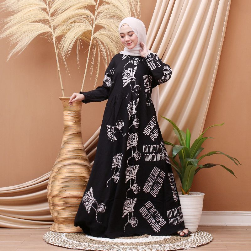 Gamis Twill Arab Aksara