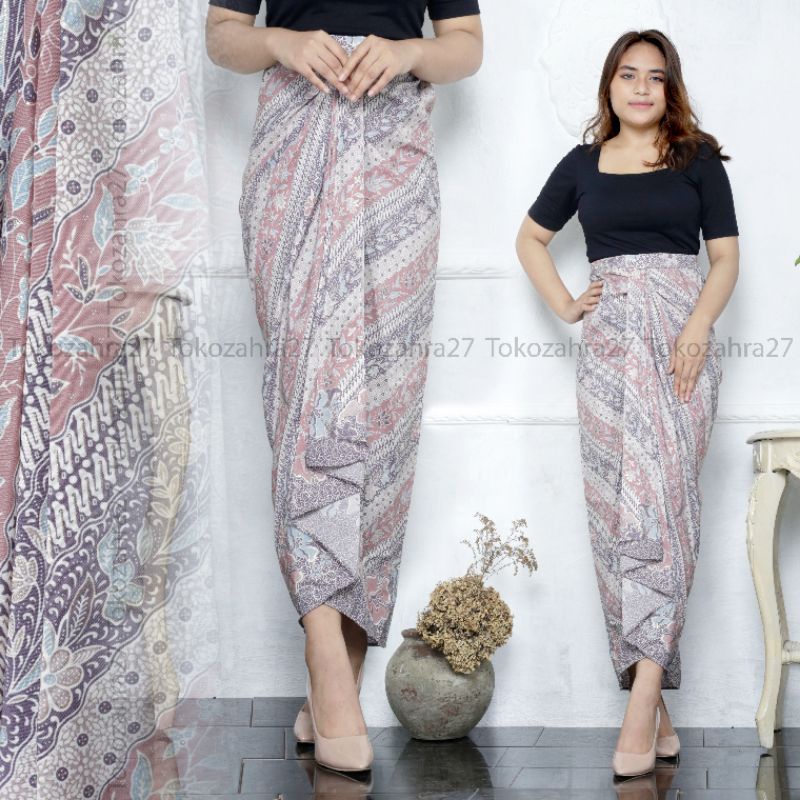 Rok Remple Batik Rok Lilit Instan Bawahan Kebaya Premium Jumbo