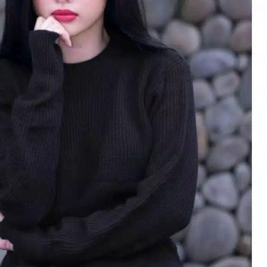 ❊ ROUNDHAND SWEATER RAJUT WANITA SECKER ۞