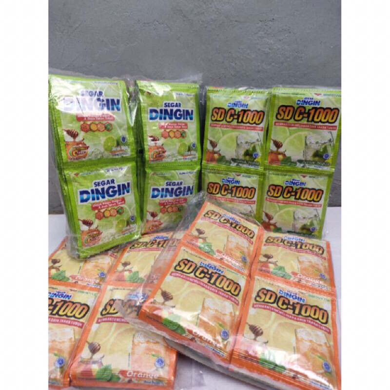 

Segar dingin SD C-1000 7g (jeruk nipis) isi 24 sachet