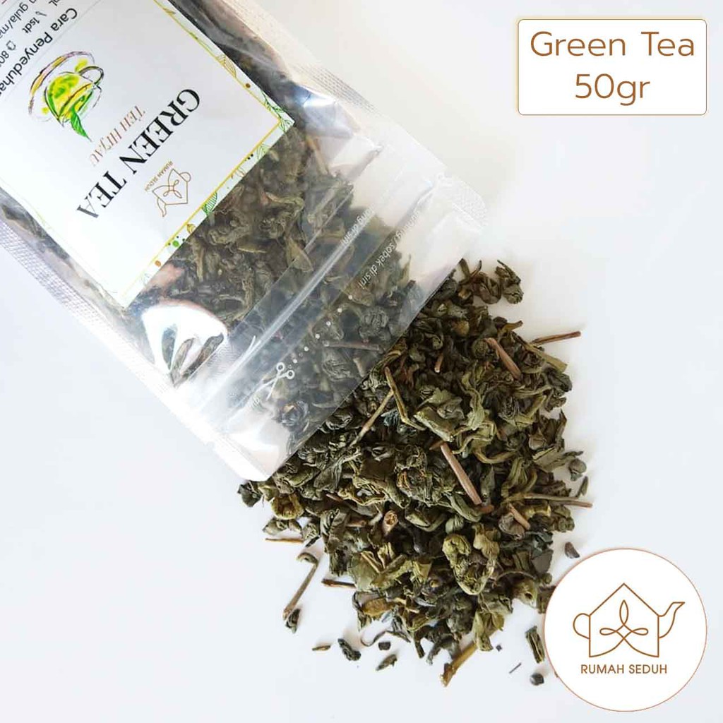 

50gr Teh Hijau Indonesia / Indonesian Green Tea - Assamica - Teh Hijau Lokal