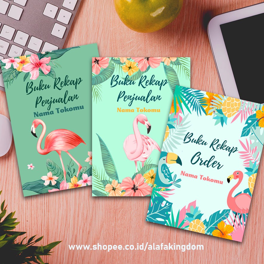 

AlafaKingdom 013-015 Buku Rekap Order / Buku Rekap Penjualan / Buku Rekap Stock / Buku Online Shop