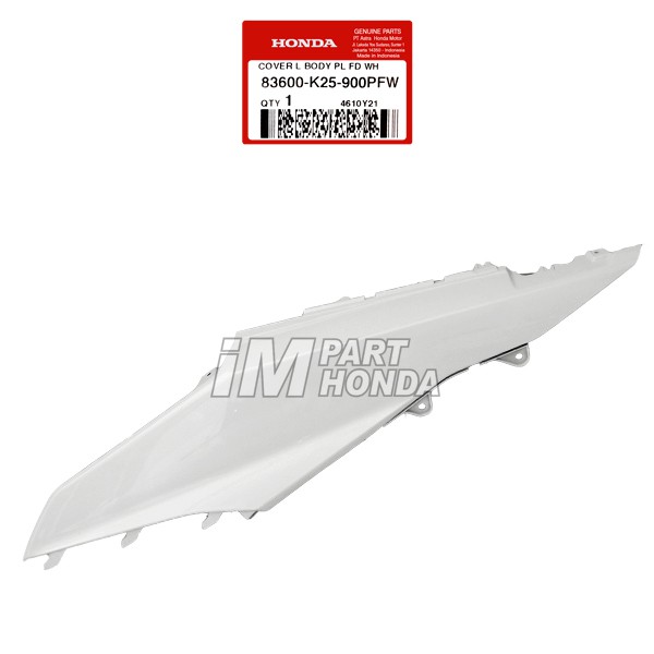 83600-K25-900PFW Cover Body Kiri Beat Fi K25 2012 - 2014 Putih Mutiara JKT