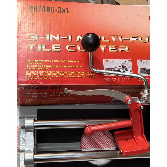 Mesin Alat Potong Keramik Granit Meja 3-IN-1 Tile Cutter ATS PKT 460mm