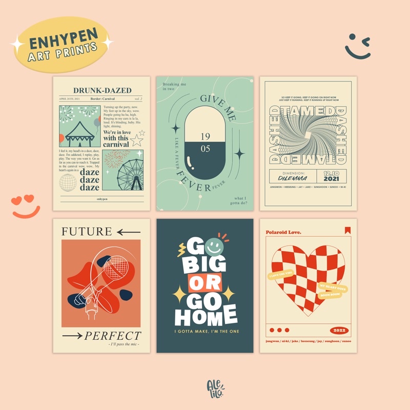 ENHYPEN ART PRINT / WALL DECOR / POSTER