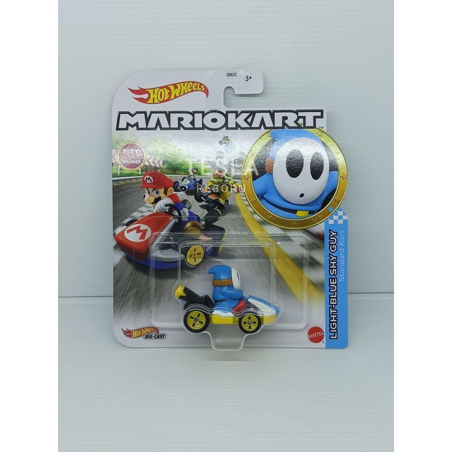 Jual Hotwheels Hot Wheels Mario Kart Light Blue Shy Guy Standard Kart