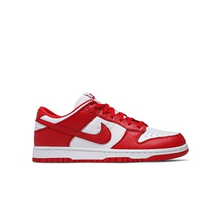 dunk low retro white red