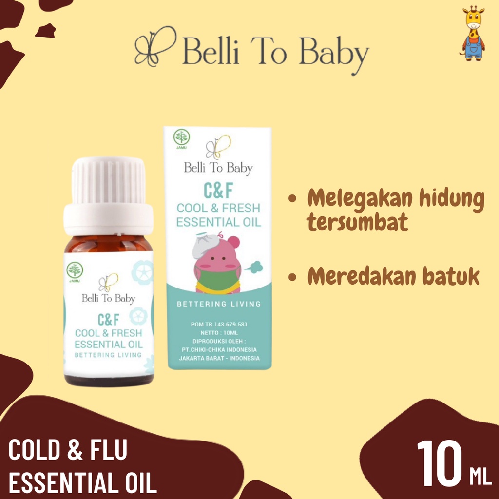 Belli To Baby Cold &amp; Flu Essential Oil 10ml