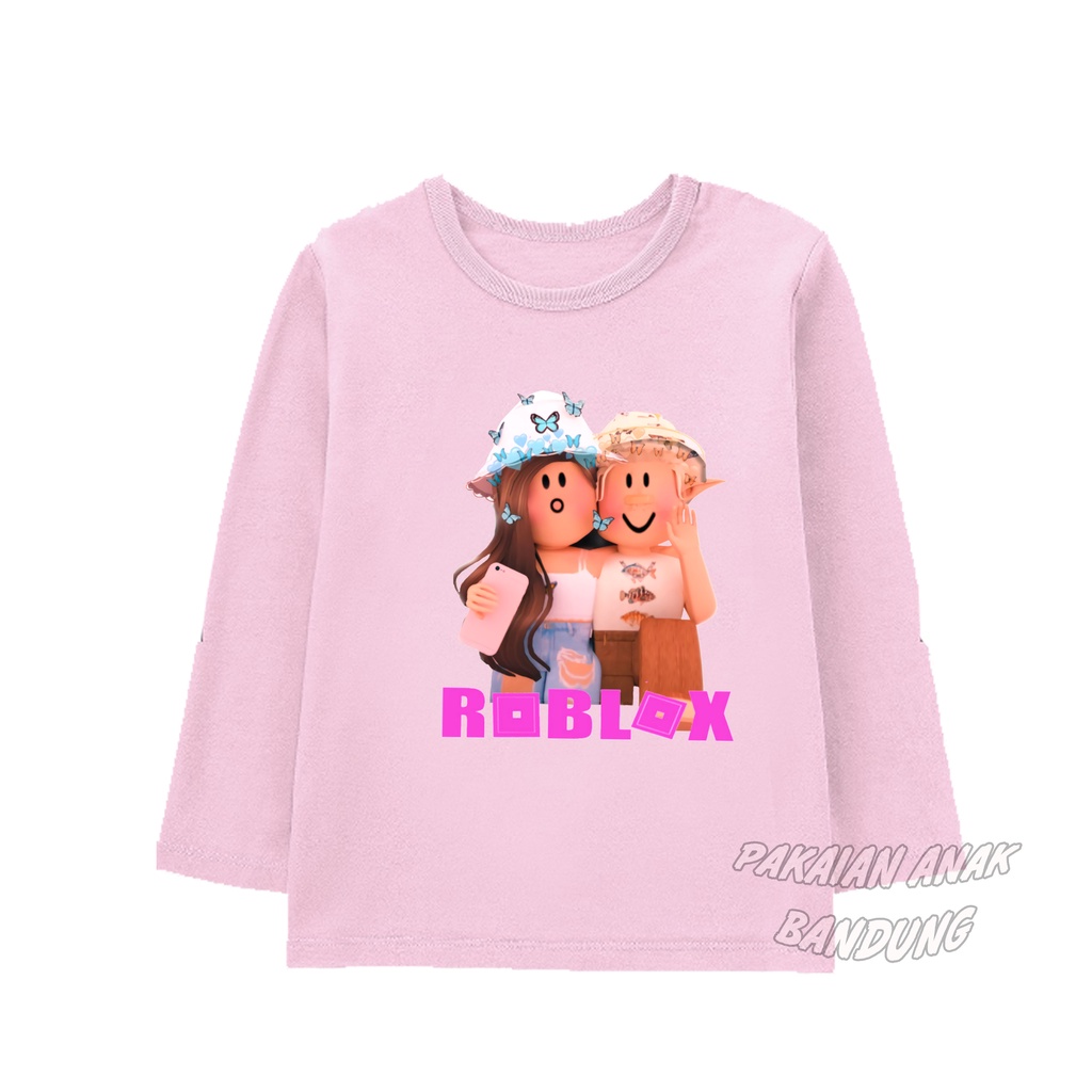 BAJU KAOS ANAK ROBLOX GIRLS GAME LENGAN PANJANG ANAK PEREMPUAN LAKI LAKI / KAOS ATASAN ANAK UNISEX B
