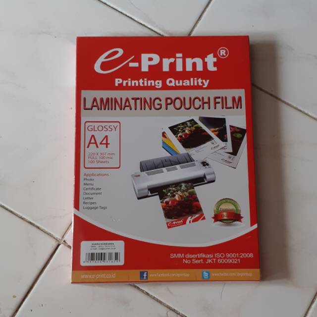 

Laminating Eprint